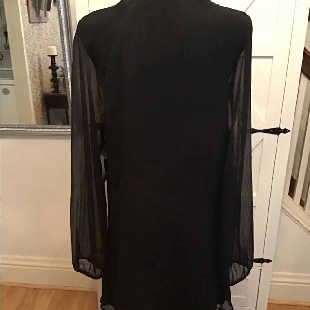 Joie Black Boxy Oversized Mesh Gorgeous Dress - Picture 6 of 6